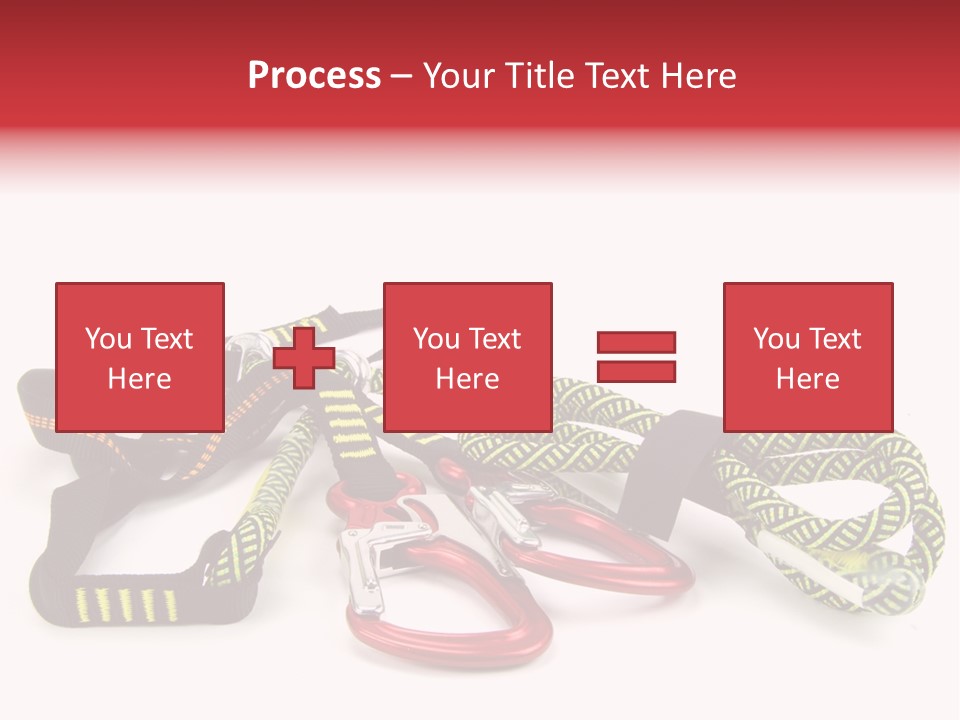 Felsen Absichern Via Ferrata PowerPoint Template