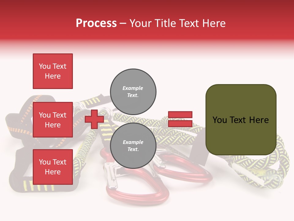 Felsen Absichern Via Ferrata PowerPoint Template