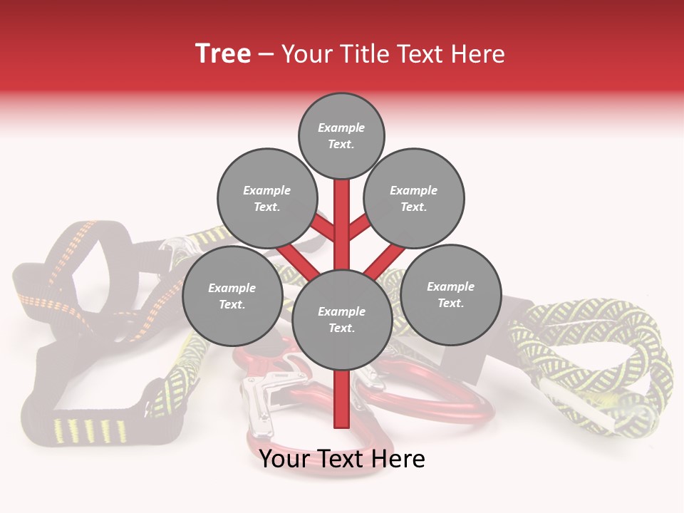 Felsen Absichern Via Ferrata PowerPoint Template