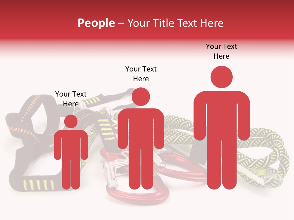 Felsen Absichern Via Ferrata PowerPoint Template