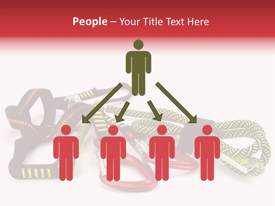 Felsen Absichern Via Ferrata PowerPoint Template