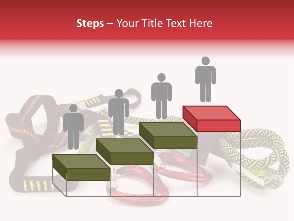 Felsen Absichern Via Ferrata PowerPoint Template