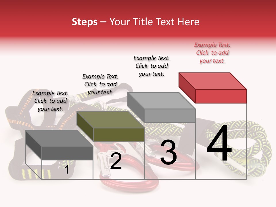 Felsen Absichern Via Ferrata PowerPoint Template