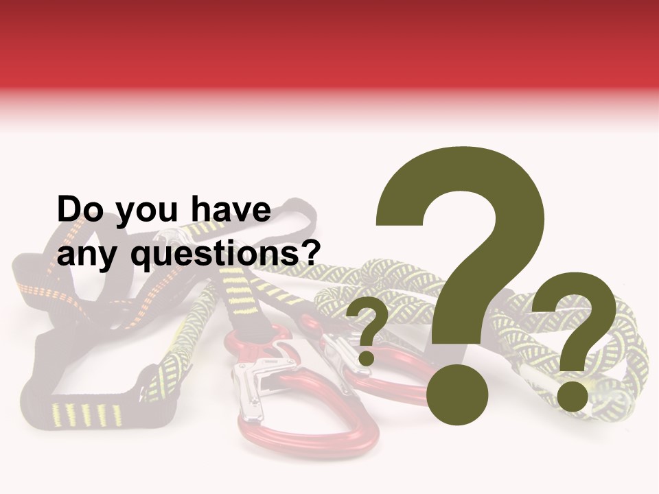 Felsen Absichern Via Ferrata PowerPoint Template