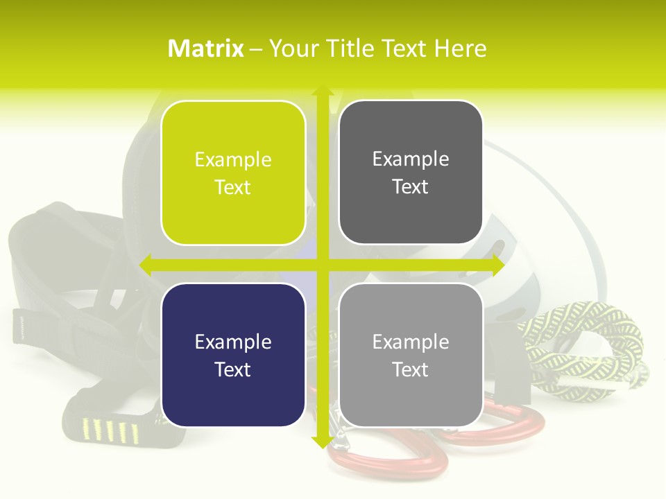 Sport Klettergarten Klettersteig PowerPoint Template