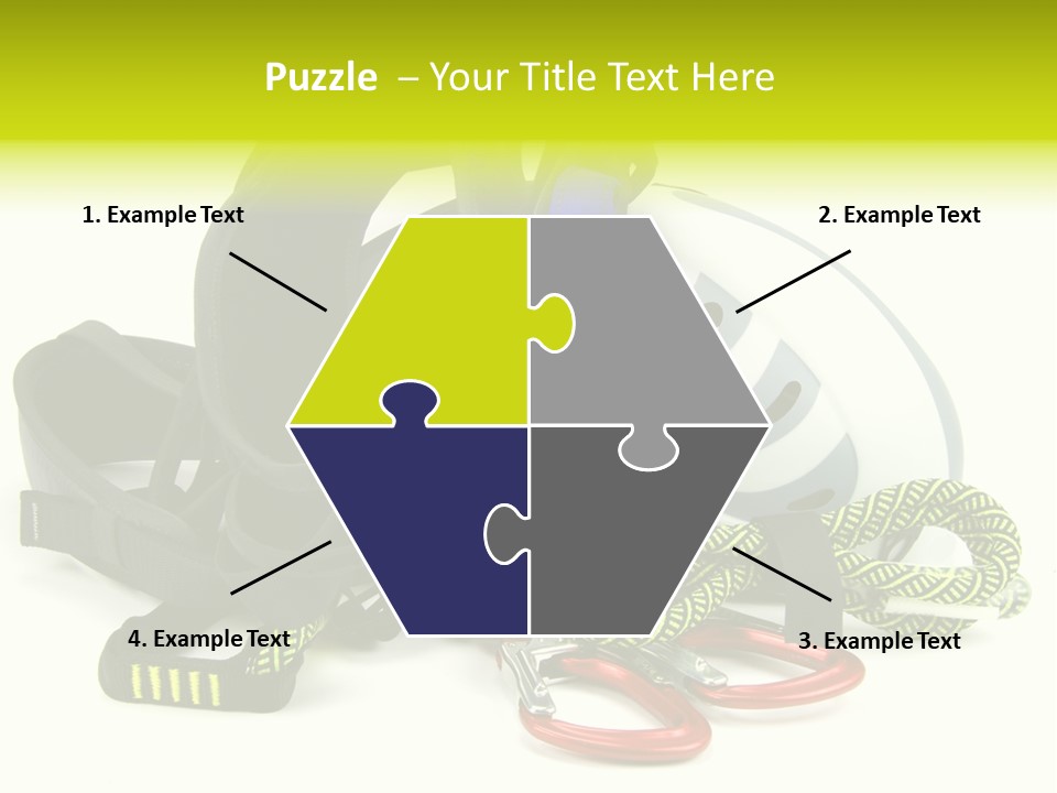 Sport Klettergarten Klettersteig PowerPoint Template