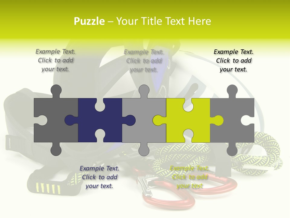 Sport Klettergarten Klettersteig PowerPoint Template