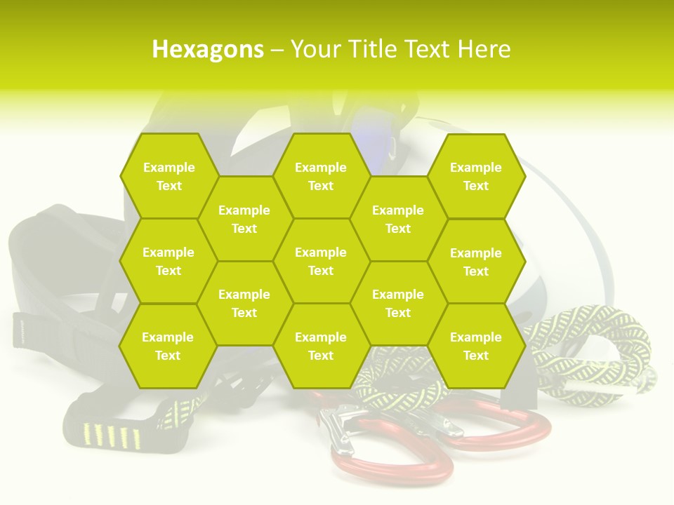 Sport Klettergarten Klettersteig PowerPoint Template