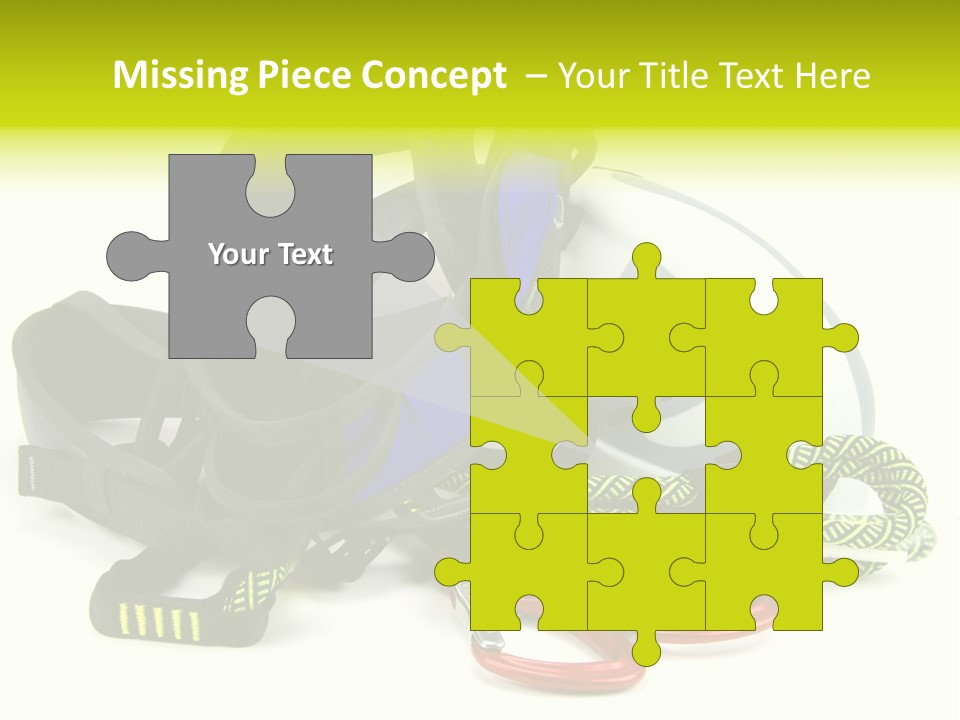 Sport Klettergarten Klettersteig PowerPoint Template