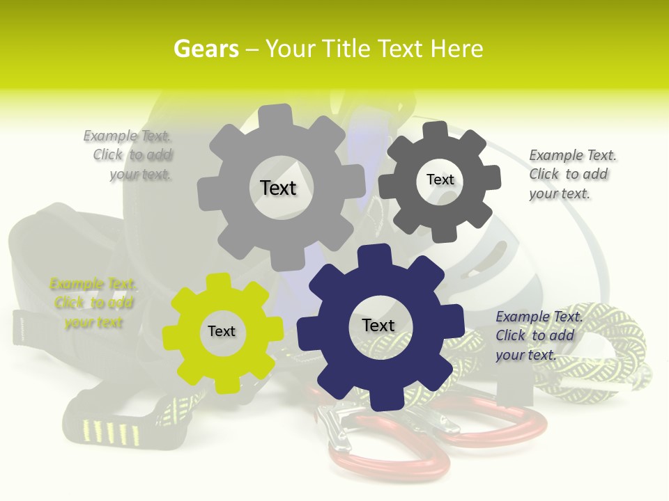 Sport Klettergarten Klettersteig PowerPoint Template