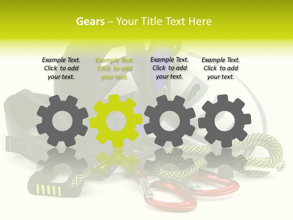 Sport Klettergarten Klettersteig PowerPoint Template