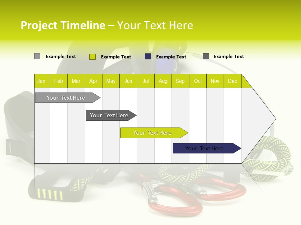 Sport Klettergarten Klettersteig PowerPoint Template