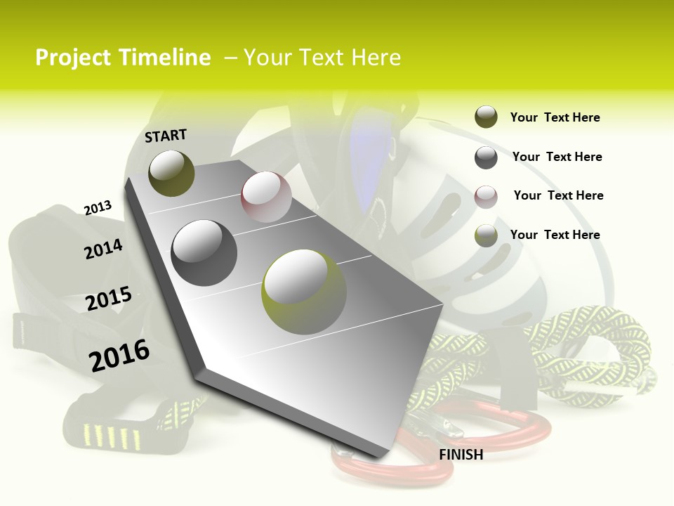 Sport Klettergarten Klettersteig PowerPoint Template