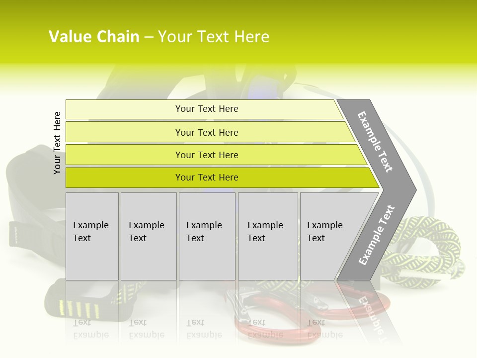 Sport Klettergarten Klettersteig PowerPoint Template