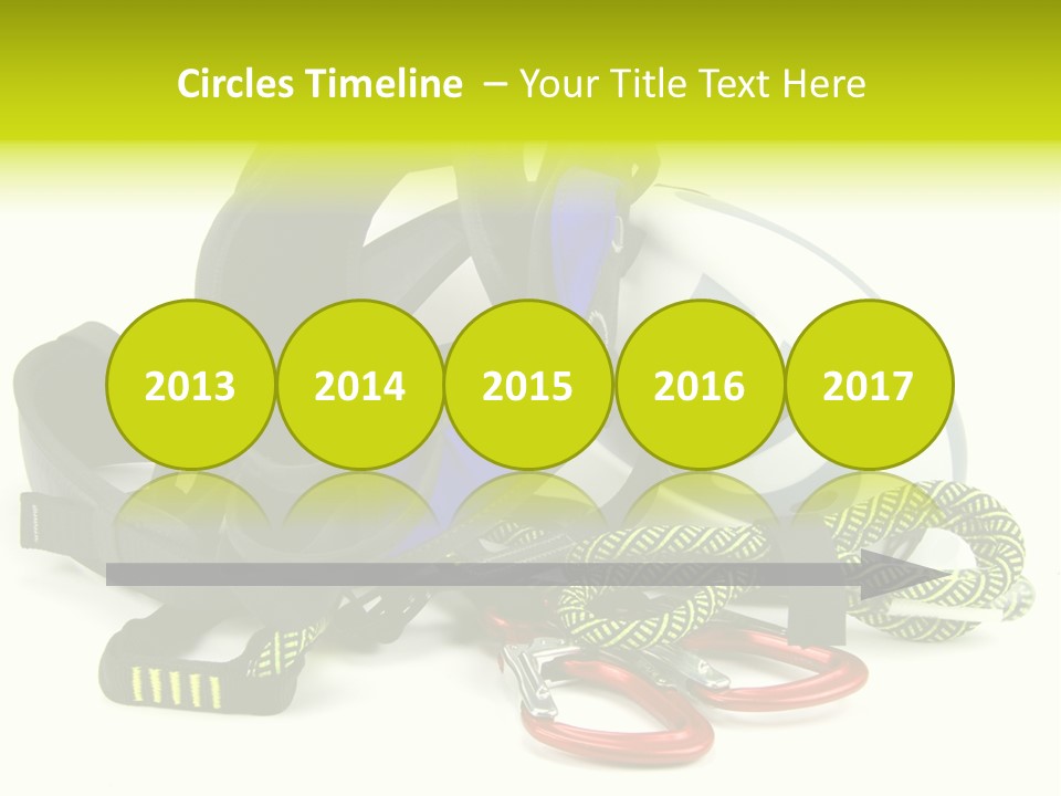 Sport Klettergarten Klettersteig PowerPoint Template