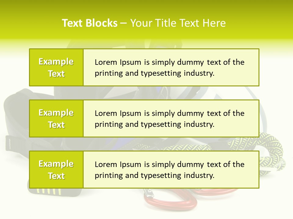 Sport Klettergarten Klettersteig PowerPoint Template