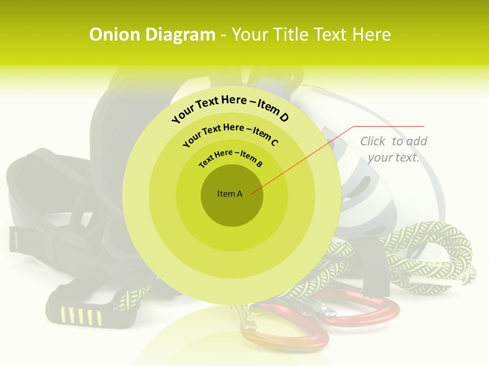 Sport Klettergarten Klettersteig PowerPoint Template