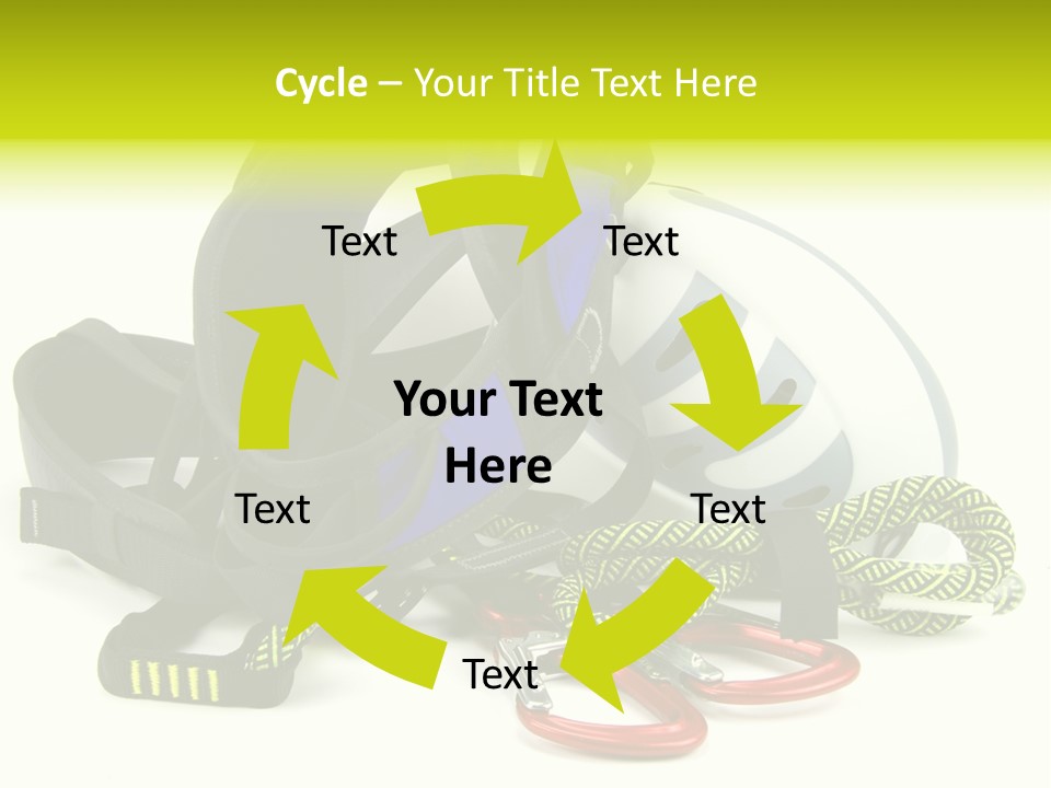 Sport Klettergarten Klettersteig PowerPoint Template