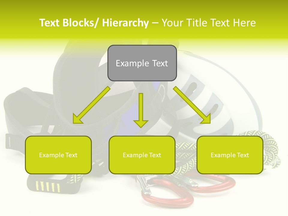 Sport Klettergarten Klettersteig PowerPoint Template