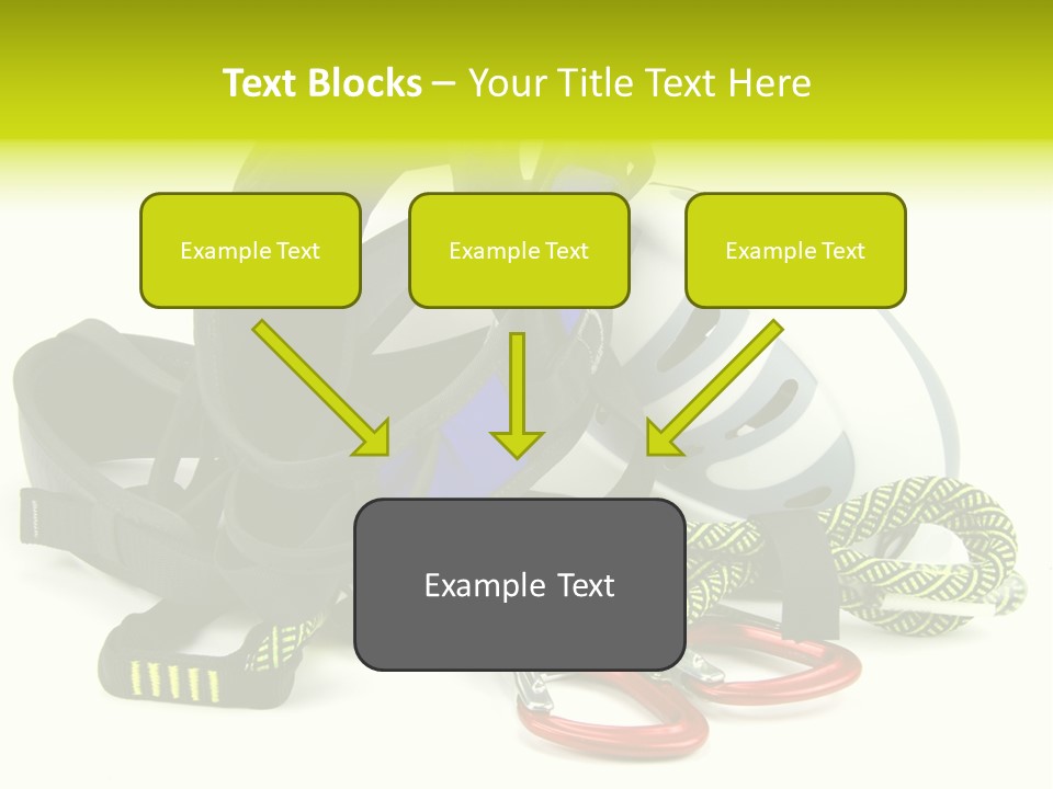 Sport Klettergarten Klettersteig PowerPoint Template