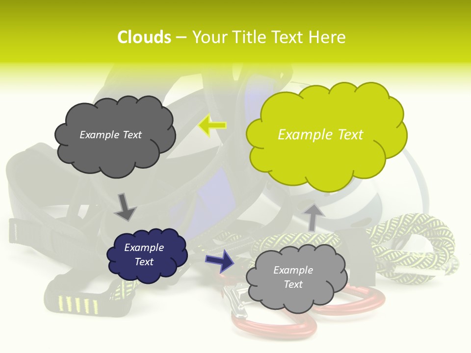 Sport Klettergarten Klettersteig PowerPoint Template