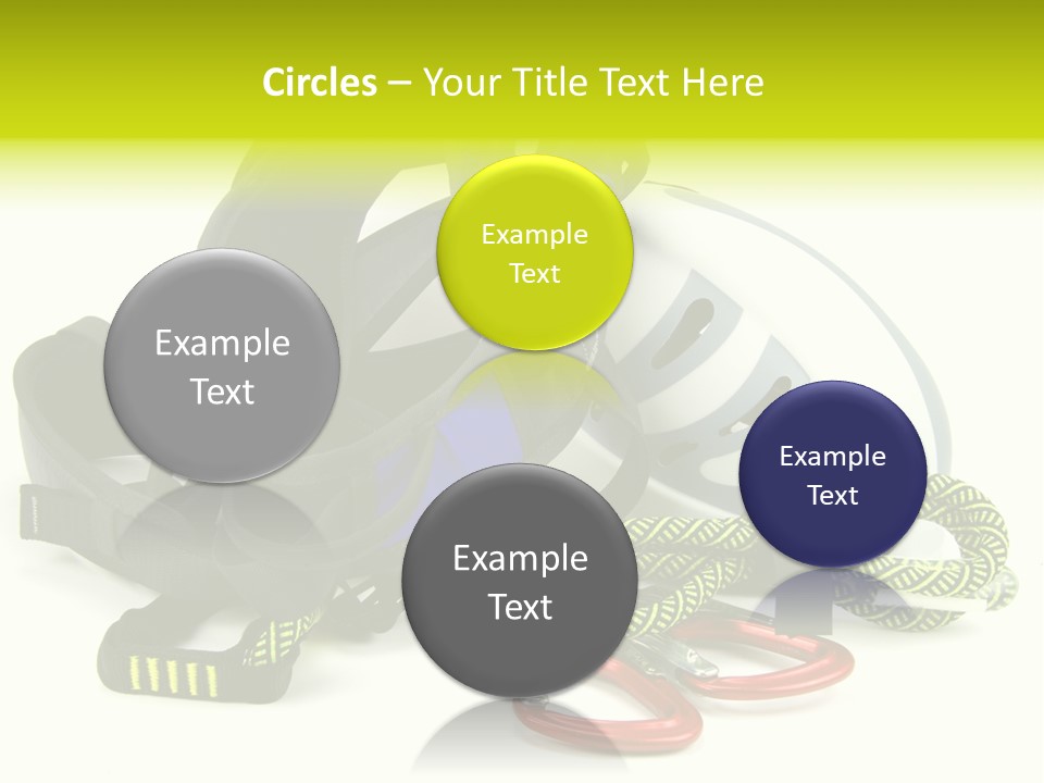 Sport Klettergarten Klettersteig PowerPoint Template