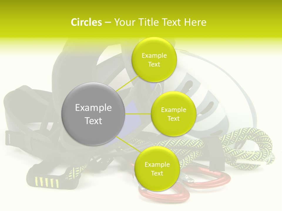 Sport Klettergarten Klettersteig PowerPoint Template