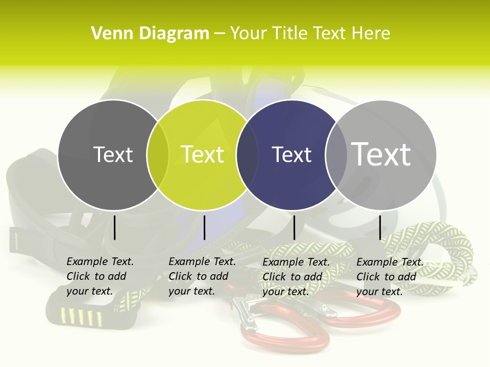 Sport Klettergarten Klettersteig PowerPoint Template