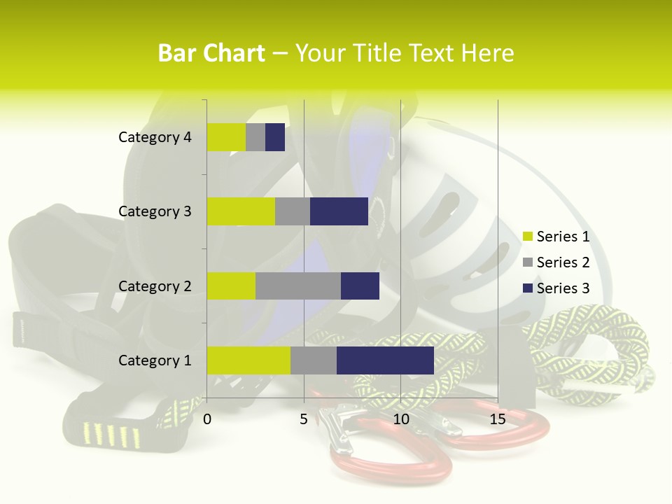 Sport Klettergarten Klettersteig PowerPoint Template