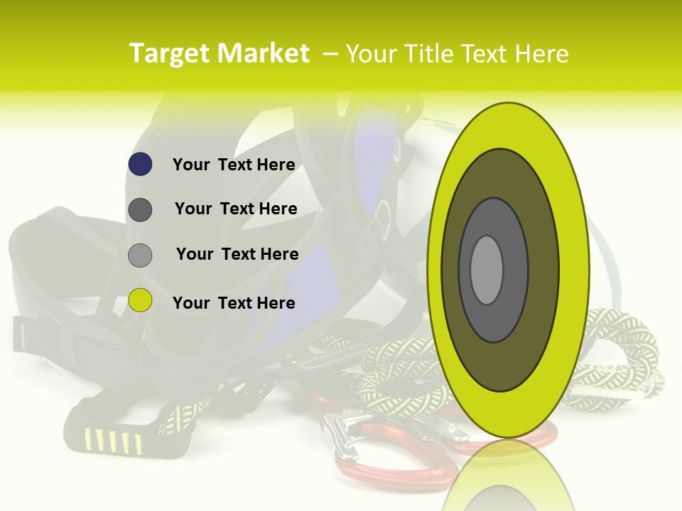 Sport Klettergarten Klettersteig PowerPoint Template