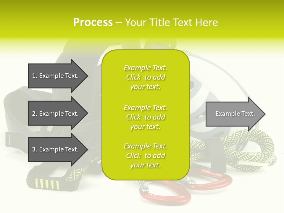 Sport Klettergarten Klettersteig PowerPoint Template