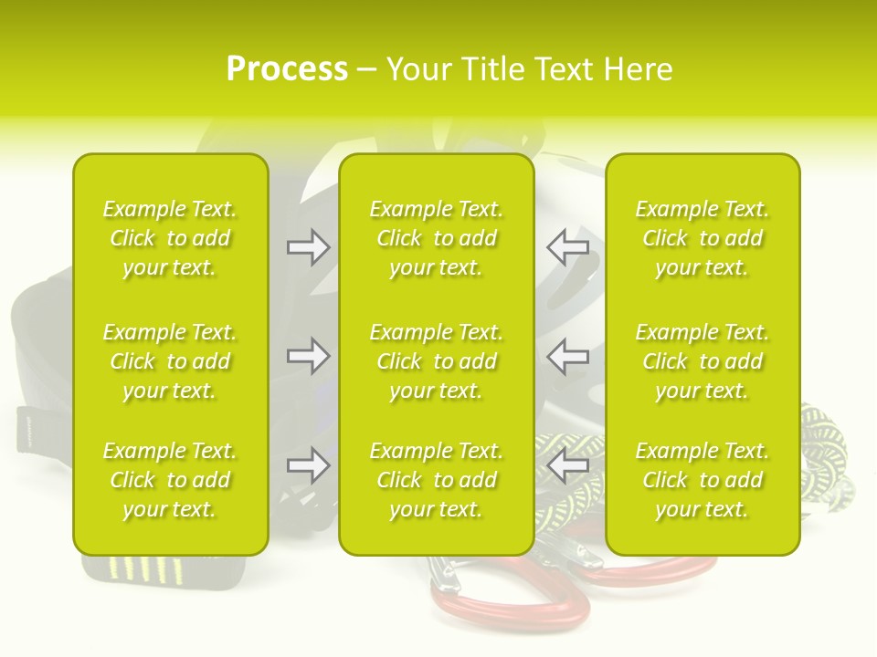 Sport Klettergarten Klettersteig PowerPoint Template