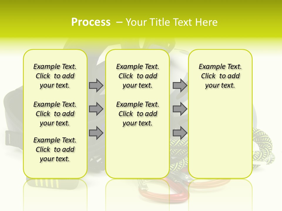 Sport Klettergarten Klettersteig PowerPoint Template