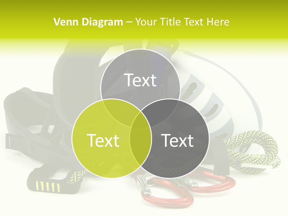 Sport Klettergarten Klettersteig PowerPoint Template