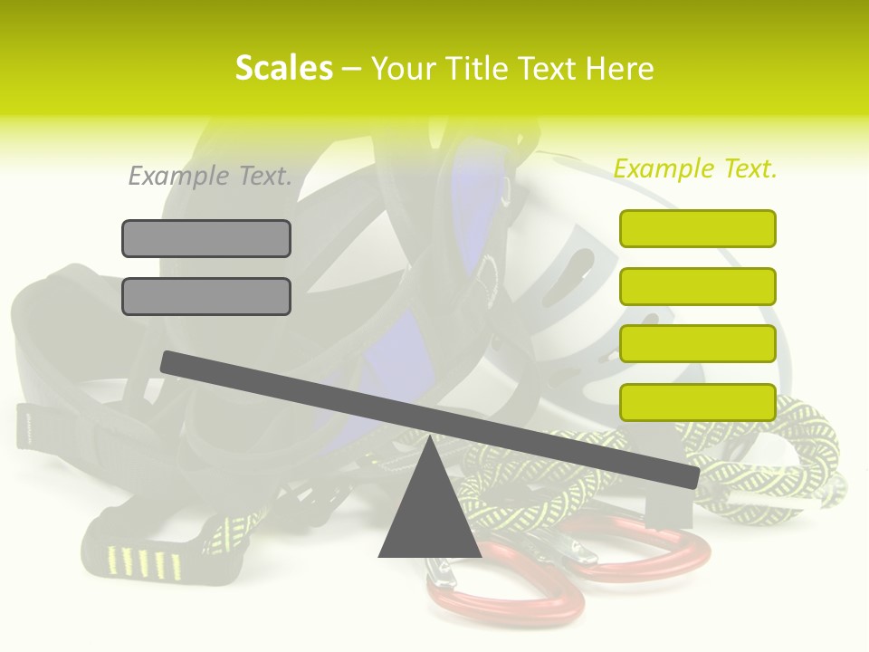 Sport Klettergarten Klettersteig PowerPoint Template