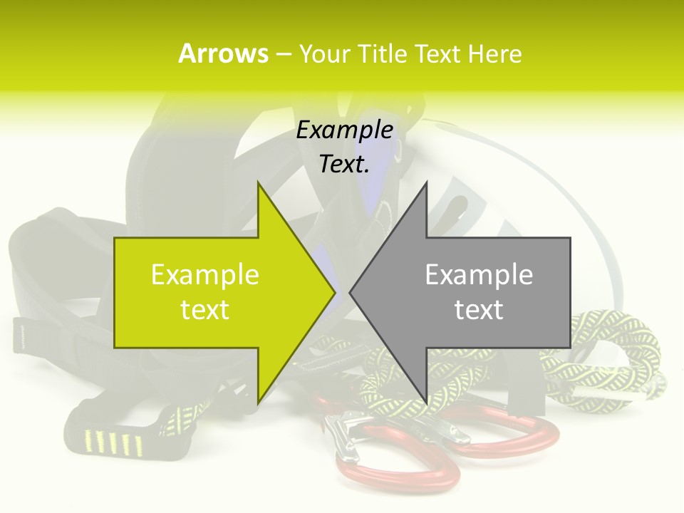 Sport Klettergarten Klettersteig PowerPoint Template