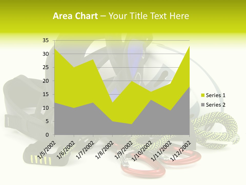 Sport Klettergarten Klettersteig PowerPoint Template