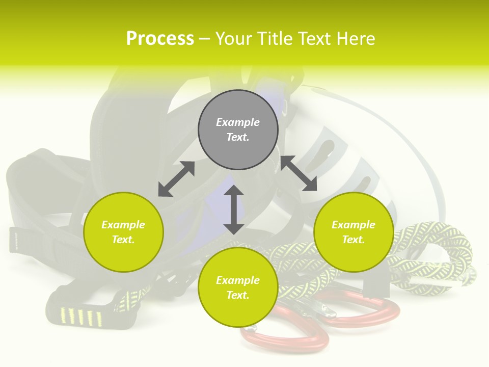 Sport Klettergarten Klettersteig PowerPoint Template