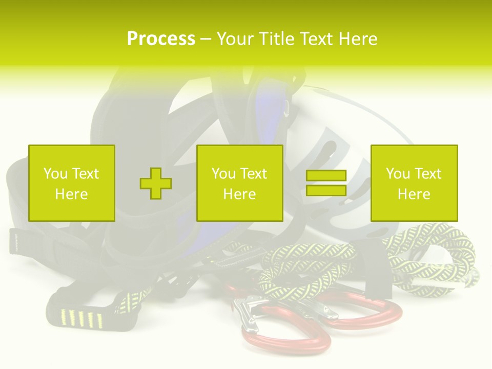 Sport Klettergarten Klettersteig PowerPoint Template