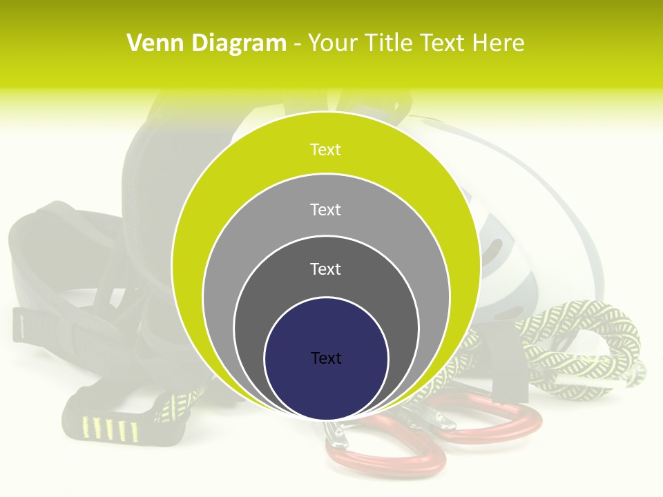 Sport Klettergarten Klettersteig PowerPoint Template