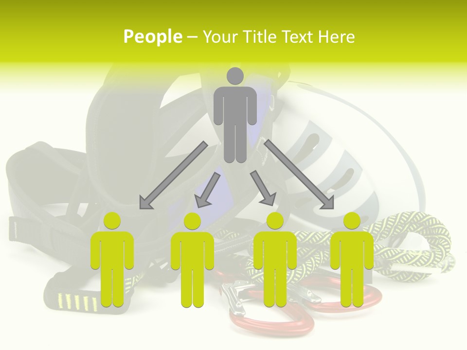 Sport Klettergarten Klettersteig PowerPoint Template