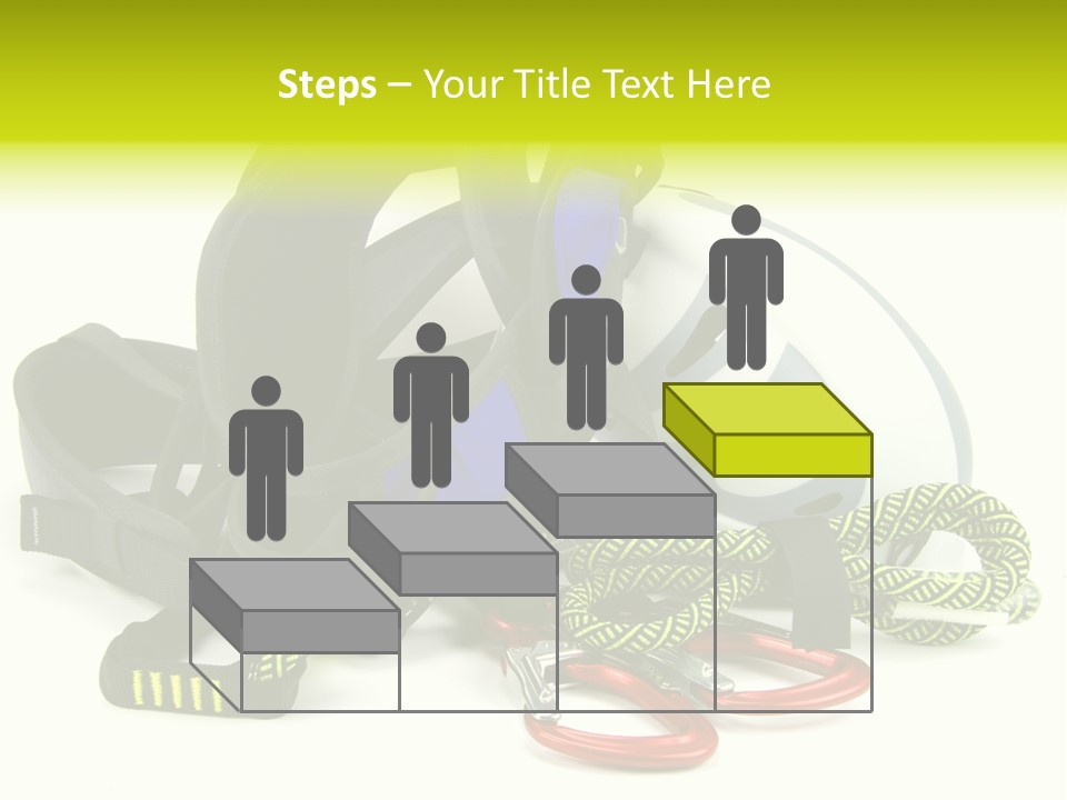 Sport Klettergarten Klettersteig PowerPoint Template