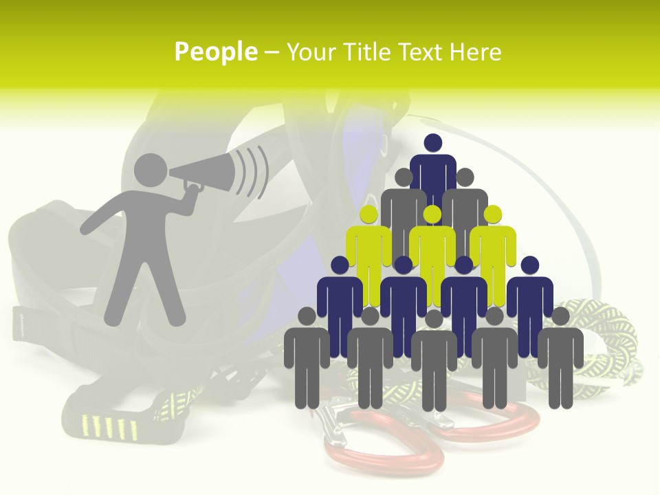 Sport Klettergarten Klettersteig PowerPoint Template