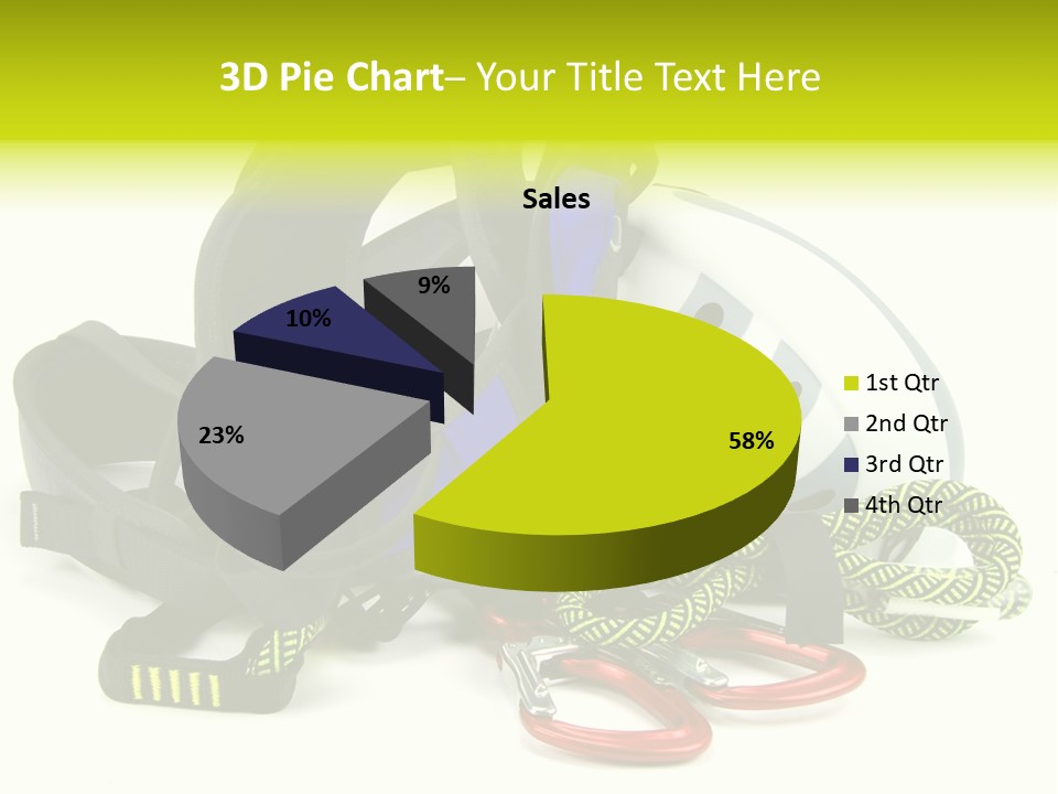 Sport Klettergarten Klettersteig PowerPoint Template
