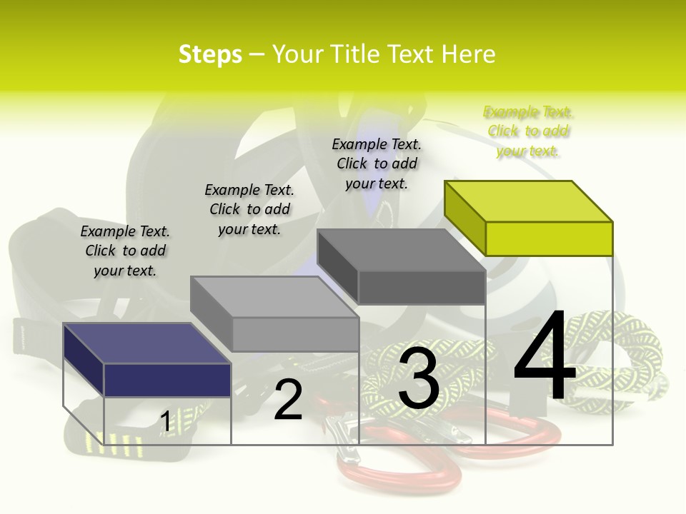 Sport Klettergarten Klettersteig PowerPoint Template