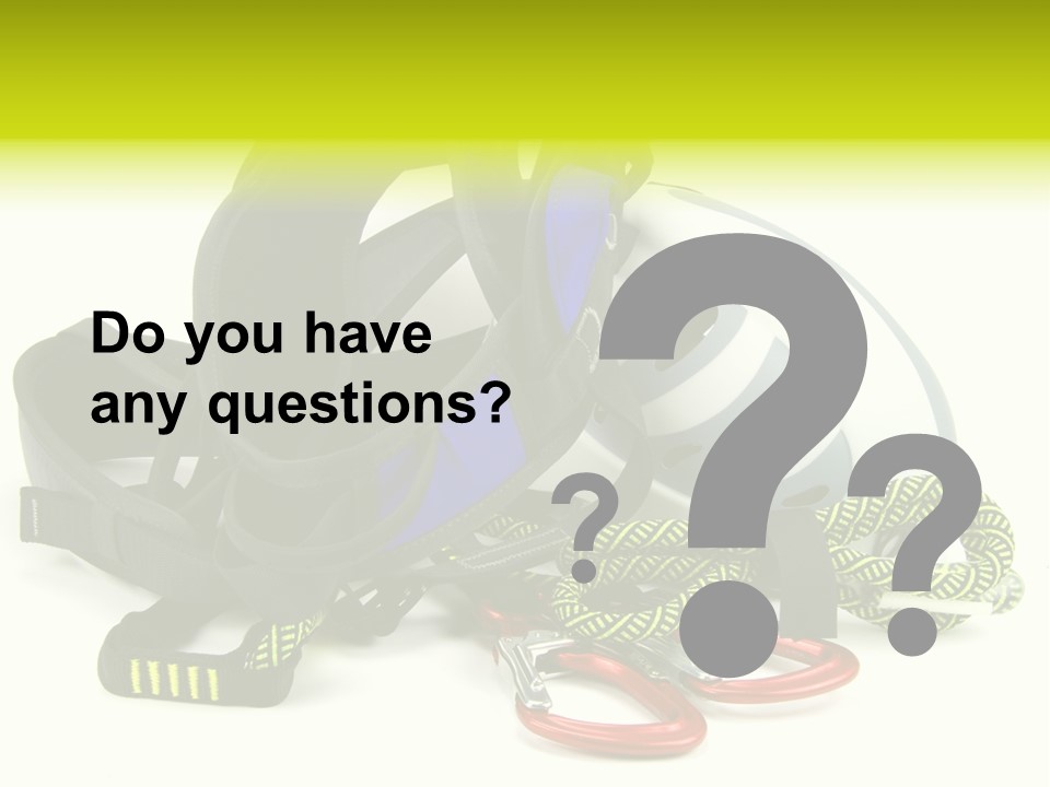 Sport Klettergarten Klettersteig PowerPoint Template