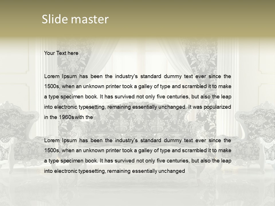 Hungry Background White PowerPoint Template