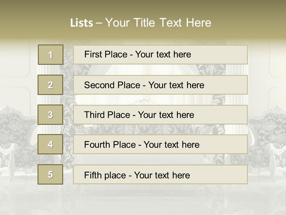 Hungry Background White PowerPoint Template