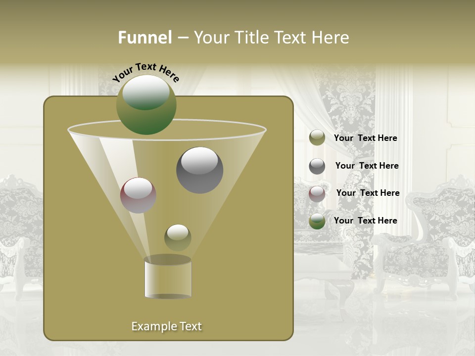 Hungry Background White PowerPoint Template