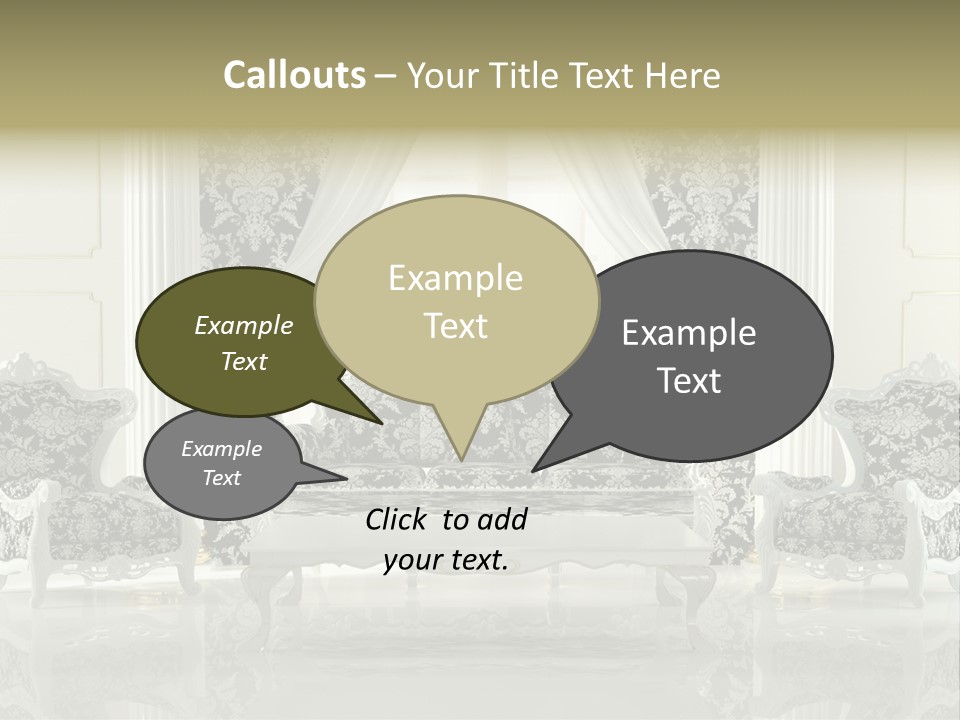 Hungry Background White PowerPoint Template